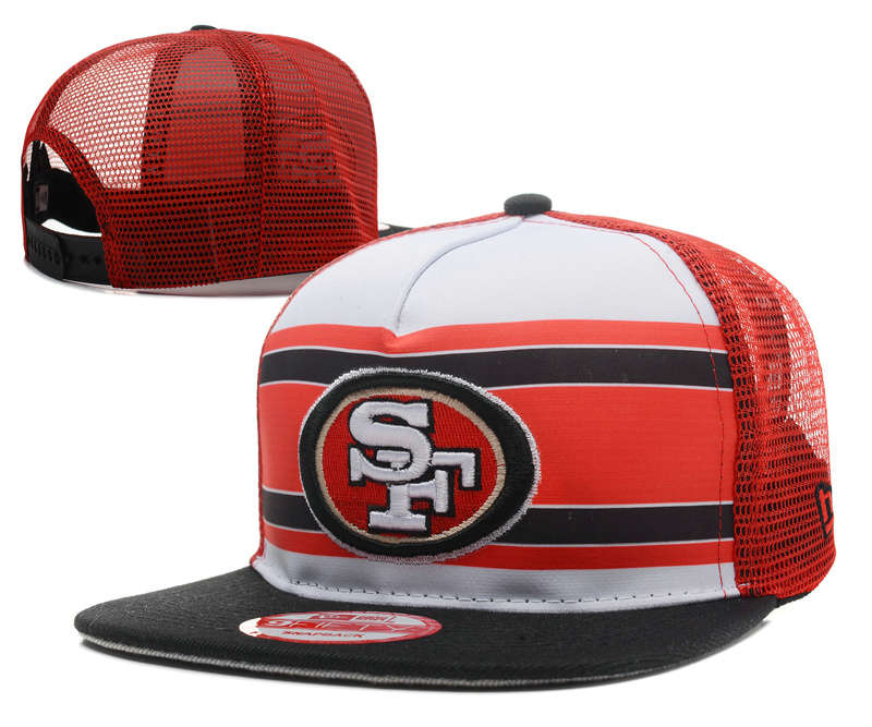 San Francisco 49ers Mesh Snapback Hat SD 0701